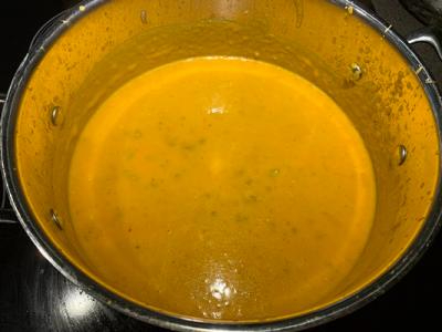 Butternut squash sausage soup