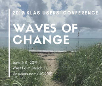 KLAS UC 2019 - How's that planning going?